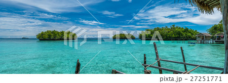 Beautiful Blue Lagoone on Gam, Raja Ampat Beautiful Blue Lagoone on Gam, Raja Ampat 27251771