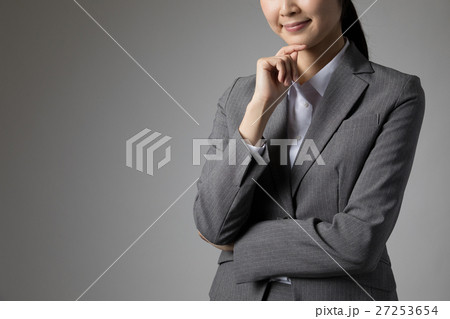 考える女性、アイディア、企画 27253654