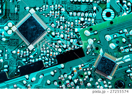 two circuit boards turquoise color two circuit boards turquoise color 27255574