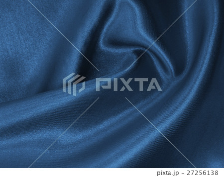 Smooth elegant blue silk or satin luxury cloth 27256138