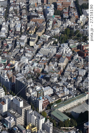 東京都渋谷区千駄ヶ谷3丁目付近を空撮 27258190