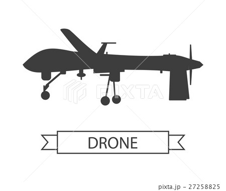 Drone Icon Isolated Unmanned Aerial Vehicle 27258825