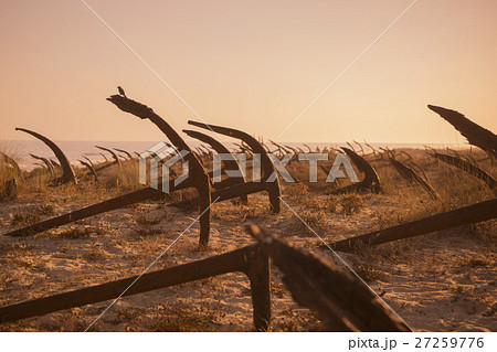 EUROPE PORTUGAL ALGARVE TAVIRA BARRIL BEACH ANCHOR 27259776
