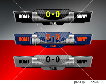 scoreboard icons design 27260290