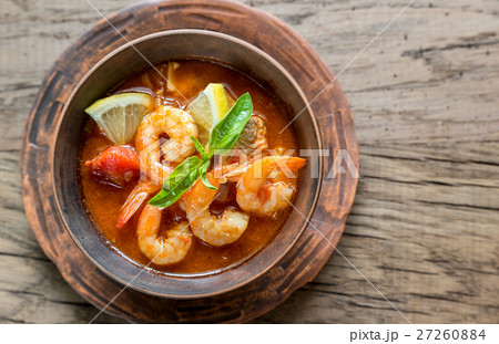 Spicy french soup with seafood Spicy french soup with seafood 27260884