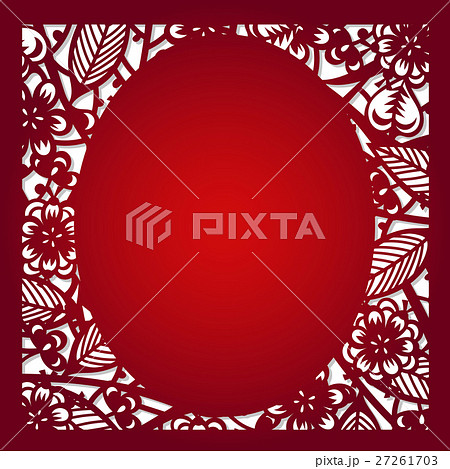 Laser cut vector template 27261703