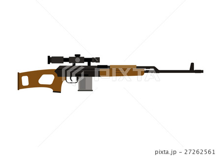 Vector assault rifle icon. Vector assault rifle icon. 27262561