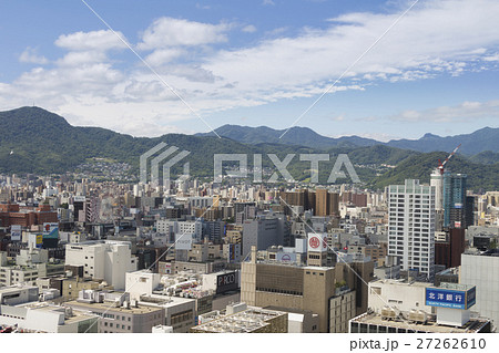 北海道・札幌 札幌の街並み(さっぽろテレビ塔から円山・宮の森方面の眺め) 北海道・札幌 札幌の街並み(さっぽろテレビ塔から円山・宮の森方面の眺め) 27262610