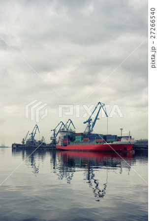 Cargo ship in the port Cargo ship in the port 27266540