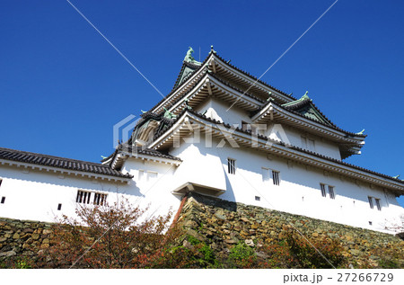 下から見た和歌山城の天守 下から見た和歌山城の天守 27266729