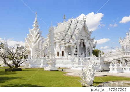 Wat Rong Khun white temple in Thailand Wat Rong Khun white temple in Thailand 27267205