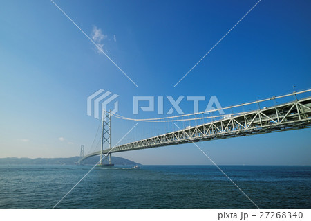 兵庫 舞子公園から見る明石海峡大橋 27268340