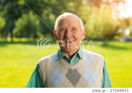 Smile of senior man. Smile of senior man. 27269053