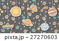 Wallpaper with hand drawn childish illustrations 27270603