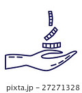 Arm with coins icon 27271328