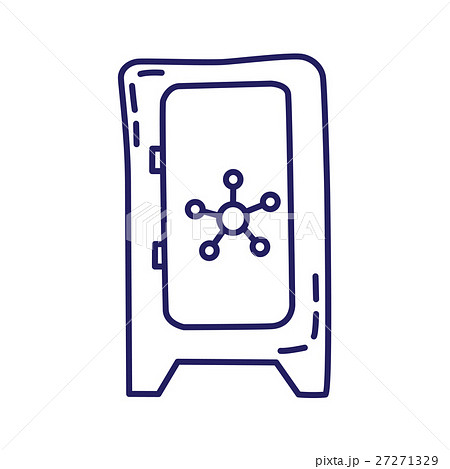 Old vault line icon Old vault line icon 27271329