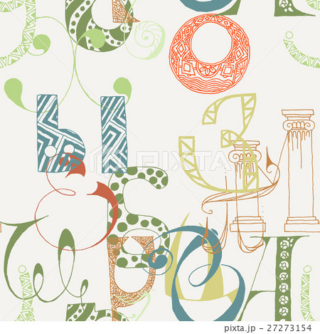Seamless grunge doodle background 27273154