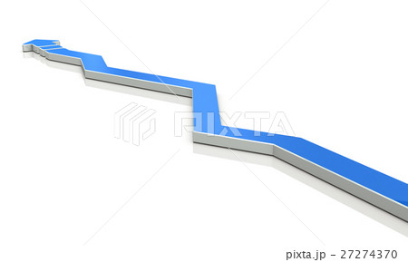 紆余曲折を描いた3Dレンダリング画像 紆余曲折を描いた3Dレンダリング画像 27274370