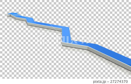 紆余曲折を描いた3Dレンダリング画像 紆余曲折を描いた3Dレンダリング画像 27274370