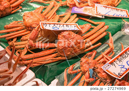 店頭のズワイガニ 店頭のズワイガニ 27274969