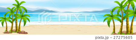 Scene with beach and ocean Scene with beach and ocean 27275605