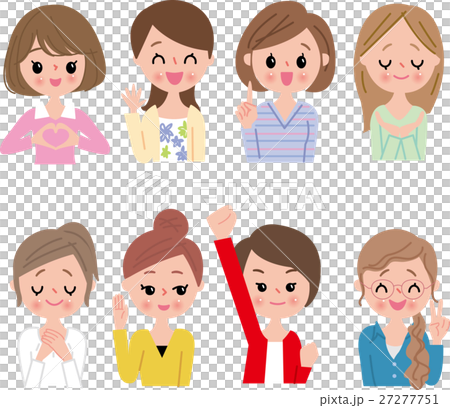 女性OL微笑面部表情&少女集 女性OL微笑面部表情&少女集 27277751
