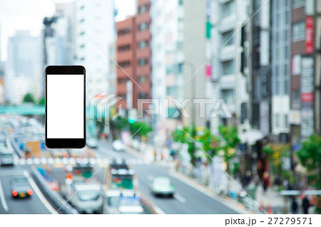 スマホ 携帯電話 スマートフォン 都市風景 東京 不動産イメージ 都会 スマホ 携帯電話 スマートフォン 都市風景 東京 不動産イメージ 都会 27279571