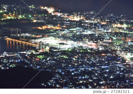 【和歌山県】 和歌山市、海南市 沿岸部の夜景 【和歌山県】 和歌山市、海南市 沿岸部の夜景 27282321