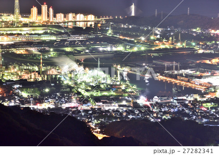 【和歌山県】 和歌山市、海南市 沿岸部の夜景 【和歌山県】 和歌山市、海南市 沿岸部の夜景 27282341