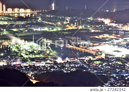 【和歌山県】 和歌山市、海南市 沿岸部の夜景 【和歌山県】 和歌山市、海南市 沿岸部の夜景 27282342
