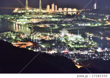 【和歌山県】 和歌山市、海南市 沿岸部の夜景 【和歌山県】 和歌山市、海南市 沿岸部の夜景 27282350