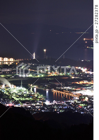 【和歌山県】 和歌山市、海南市 沿岸部の夜景 【和歌山県】 和歌山市、海南市 沿岸部の夜景 27282378