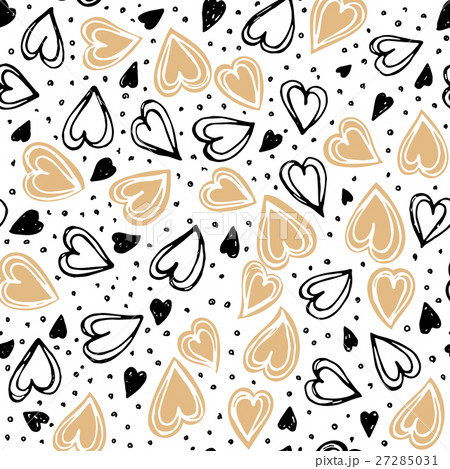 Seamless hearts pattern 27285031