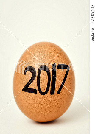 egg with the number 2017, as the new year egg with the number 2017, as the new year 27285447