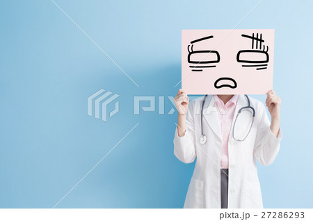 woman doctor show tired billboard woman doctor show tired billboard 27286293