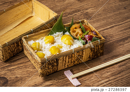栗ご飯弁当 Chestnut rice lunch box 栗ご飯弁当 Chestnut rice lunch box 27286397