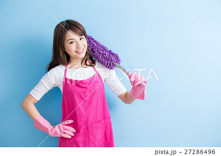 beauty housewife take feather duster 27286496