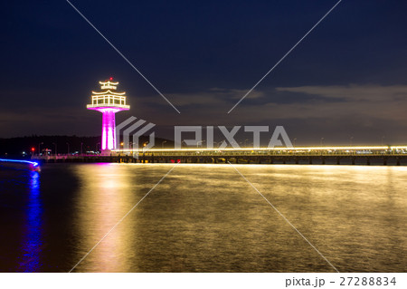 control room on the top of tower at shipping port 27288834