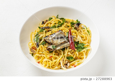 アンチョビのパスタ Pasta Italian food of the anchovy アンチョビのパスタ Pasta Italian food of the anchovy 27288963