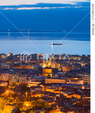 Thessaloniki at twilight, Greece Thessaloniki at twilight, Greece 27289109