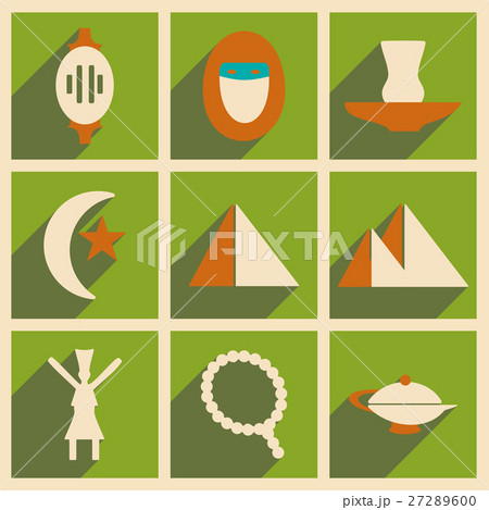 Flat with shadow concept and mobile application 27289600