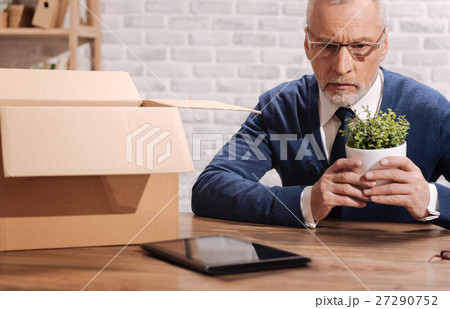 Emotionally crashed man thinking about his 27290752