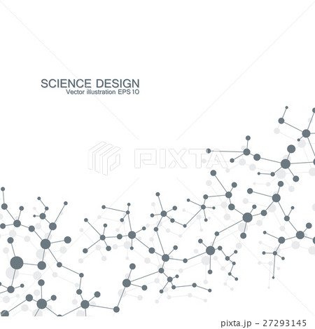 Structure molecule of DNA and neurons. Structural 27293145