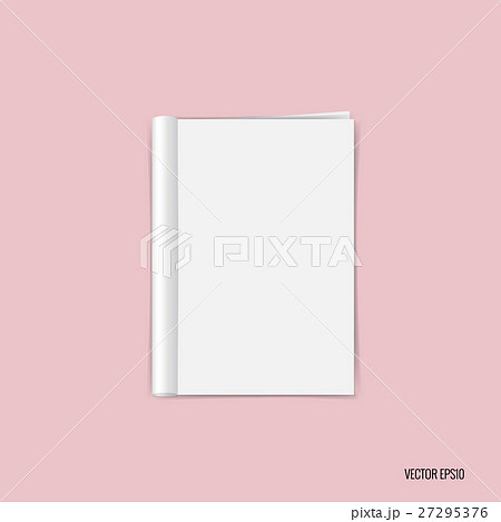 Blank catalog, magazines,book mock up. Vector illustration 27295376