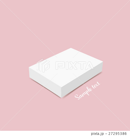 Blank white box mock up. Vector illustration Blank white box mock up. Vector illustration 27295386