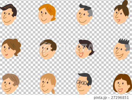 若者 顔 アイコン 笑顔 若者 顔 アイコン 笑顔 27296851