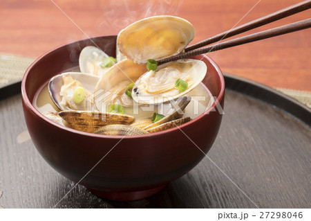 あさりの味噌汁 27298046
