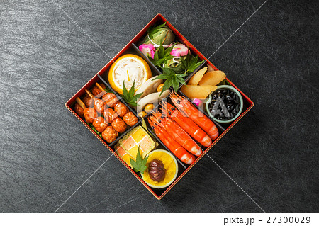 代表的な折詰　日本食　Japanese food set 27300029