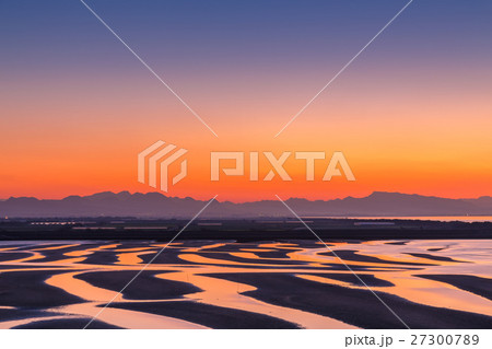 真玉海岸の夕景 27300789