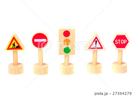 road signs isolated on white background. road signs isolated on white background. 27304279